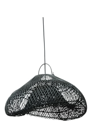 Suspension en rotin Cloud - Noir