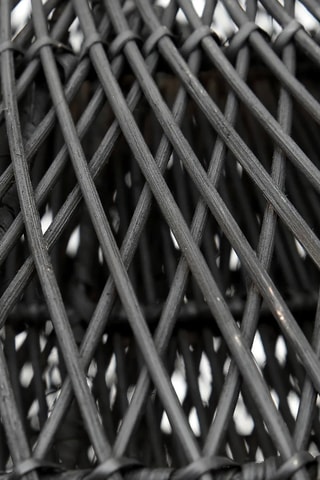 Suspension en rotin Cloud - Noir