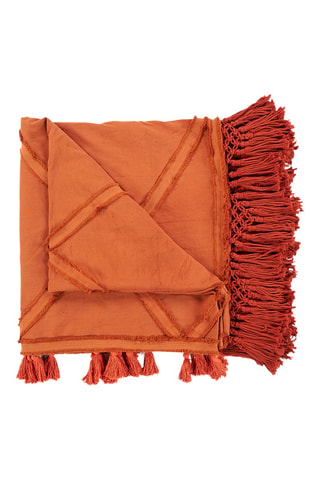 Jeté de lit Throw - Rouge brique - 300 x 240 x 1 cm