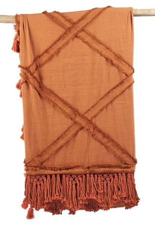 Jeté de lit Throw - Rouge brique - 300 x 240 x 1 cm