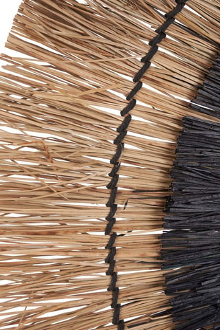 Décoration murale Amazonia - 110 x 11 x 110 cm - Naturel et noir