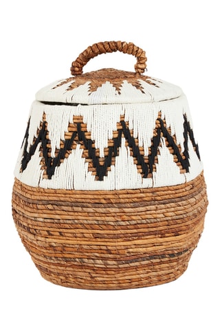 Panier Little Bay - 44 x 44 x 47 cm - Blanc