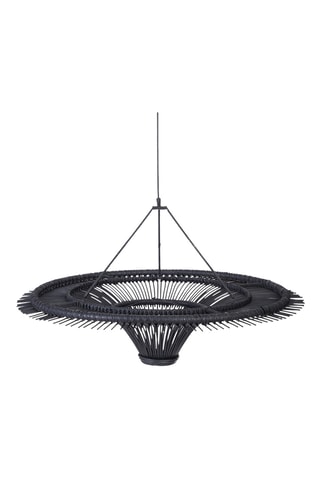 Suspension en rotin Sky - Noir