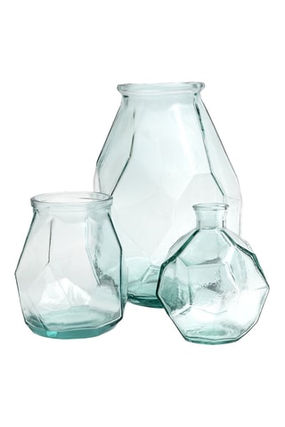 Vase Oraigami - 16 cm - Bleu
