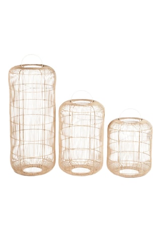 Suspension en rotin Bozelo - Beige