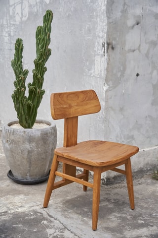 Chaise en teck LovYa - 51 x 83 x 49 cm