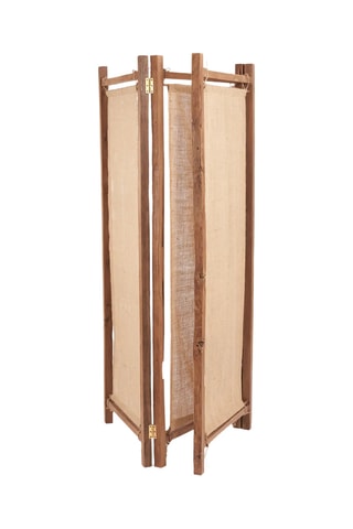 Paravent en teck Zenbu - 205 x 4 x 178 cm - Naturel