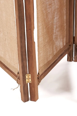 Paravent en teck Zenbu - 205 x 4 x 178 cm - Naturel