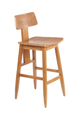 Tabouret en teck LovYa - 51 x 109 x 47 cm