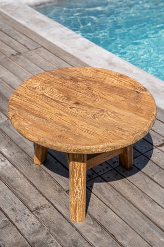 Table basse en teck Fusuma - 80 x 45 x 80 cm