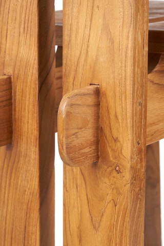 Tabouret de bar en teck Sama Sama - 58 x 46 x 108 cm