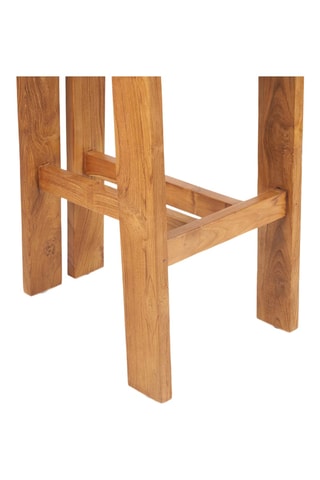 Tabouret de bar en teck Sama Sama - 58 x 46 x 108 cm