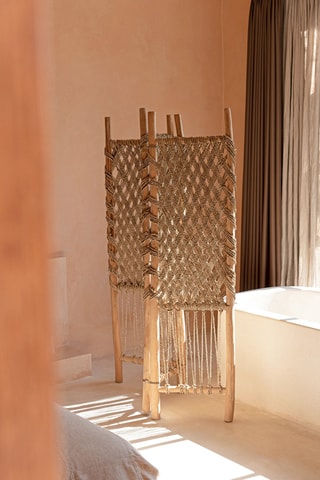 Paravent en teck - 150 x 5 x 170 cm - Naturel