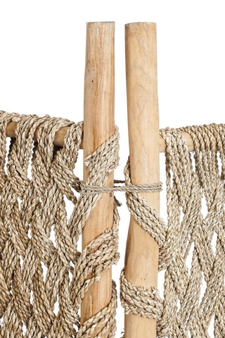 Paravent en teck - 150 x 5 x 170 cm - Naturel