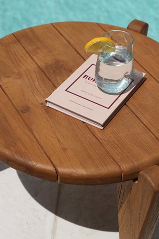 Table basse en teck Seseh - 70 x 35 x 70 cm