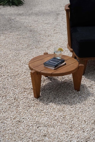 Table basse en teck Seseh - 50 x 30 x 50 cm