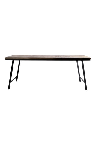 Console en teck Herringbone - 170 x 80 x 40 cm