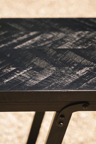 Console en teck Herringbone - 140 x 103 x 60 cm