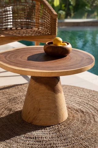 Table basse en bois de suar Hi Matata - 70 x 45 x 70 cm