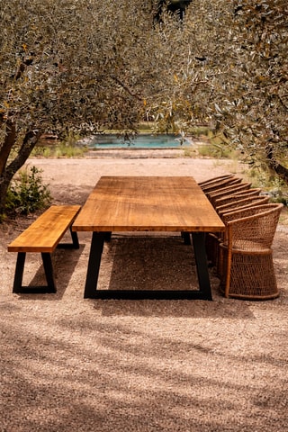Banc en teck - 220 x 45 x 30 cm