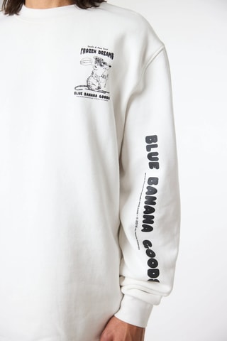 Sweat en coton biologique Max - Blanc