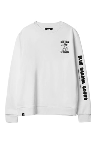 Sweat en coton biologique Max - Blanc