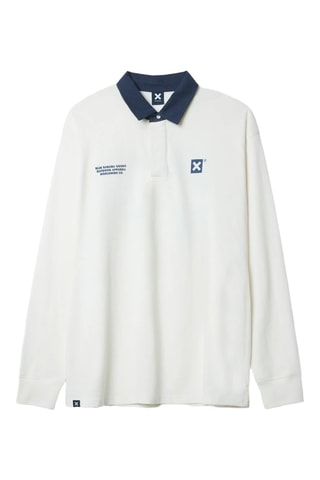 Polo regular en coton biologique Atlas - Blanc