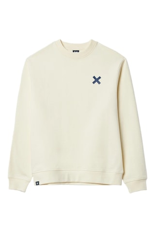 Sweat en coton biologique Amsterdam - Écru