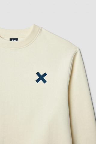 Sweat en coton biologique Amsterdam - Écru
