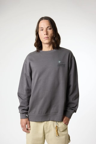 Sweat en coton biologique Road - Gris