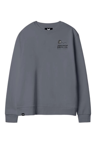Sweat en coton biologique Road - Gris