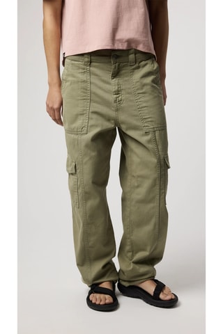 Pantalon cargo en coton biologique Daisy - Vert