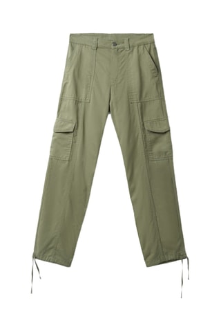 Pantalon cargo en coton biologique Daisy - Vert