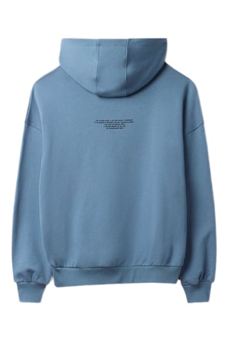 Sweat en coton biologique à capuche Wipeout - Ciel