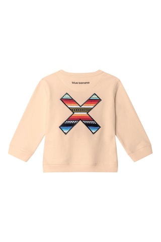 Sweat en coton biologique Classic - Orange clair
