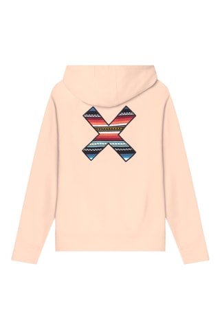 Sweat à capuche en coton biologique Classic - Orange clair