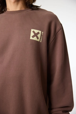 Sweat en coton biologique Nature - Marron