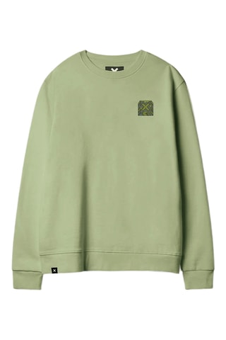 Sweat en coton biologique Font - Vert clair