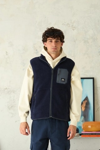 Veste sans manches polaire Rope - Bleu marine