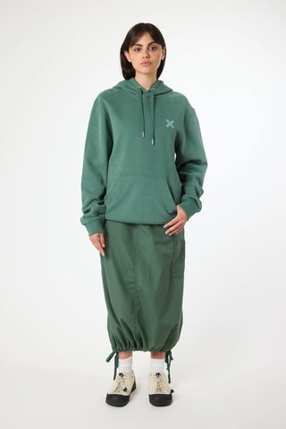 Sweat à capuche en coton biologique Amsterdam - Vert