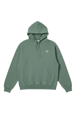 Sweat à capuche en coton biologique Amsterdam - Vert