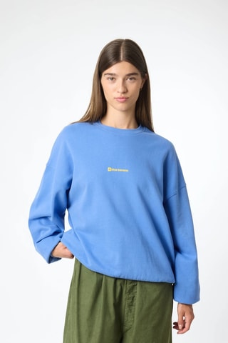 Sweat en coton biologique Clean - Bleu