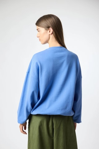 Sweat en coton biologique Clean - Bleu