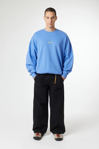 Sweat en coton biologique Clean - Bleu