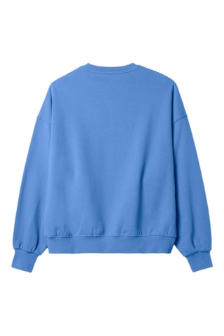 Sweat en coton biologique Clean - Bleu