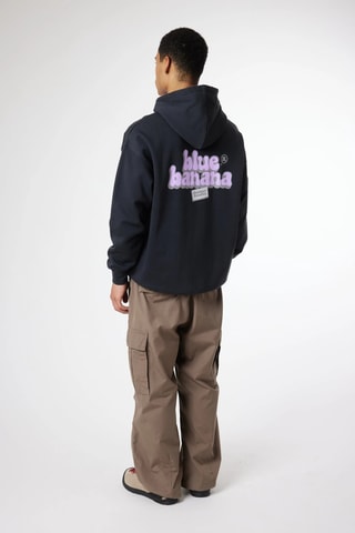 Sweat à capuche en coton biologique Hakuba - Anthracite