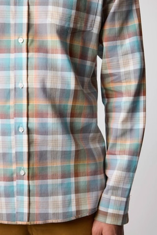 Chemise regular Summer Plaid - Vert