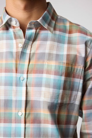 Chemise regular Summer Plaid - Vert