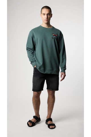 Sweat en coton biologique Classic - Vert