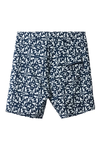 Short de bain regular Bubble - Bleu marine